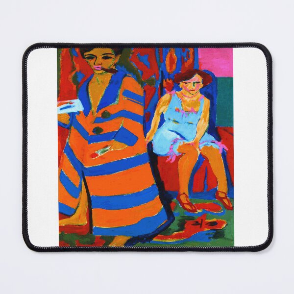 Artikelvorschau, Ernst Ludwig Kirchner Selbstbildnis mit Modell 1910 entworfen und verkauft von Sky-Art-80s.