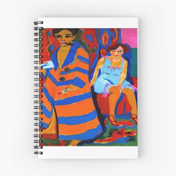 Artikelvorschau, Ernst Ludwig Kirchner Selbstbildnis mit Modell 1910 entworfen und verkauft von Sky-Art-80s.