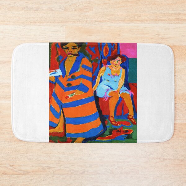 Artikelvorschau, Ernst Ludwig Kirchner Selbstbildnis mit Modell 1910 entworfen und verkauft von Sky-Art-80s.