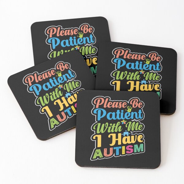 Item preview, Please Be Patient With me I have Autism Autistic support Be Positive Aspire To Inspire Happy Life Apparel Essential Motivation Inspiration Joy Mood designed and sold by DesignByHeartUK.