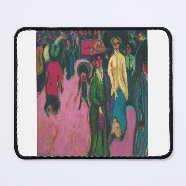 Item preview, Ernst Ludwig Kirchner Street Dresden 1908 designed and sold by Sky-Art-80s.