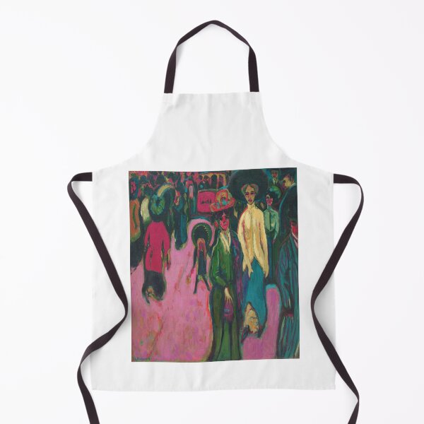 Item preview, Ernst Ludwig Kirchner Street Dresden 1908 designed and sold by Sky-Art-80s.