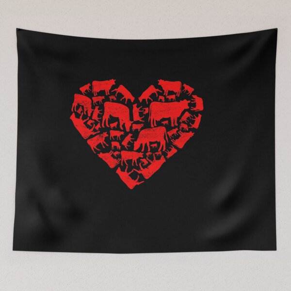 Item preview, FUNNY DAIRY COW LOVER VALENTINES DAY HEARTS COUPLES ANIMALS designed and sold by sobriowslen.