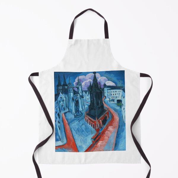 Item preview, Ernst Ludwig Kirchner The Red Tower in Halle 1915 designed and sold by Sky-Art-80s.