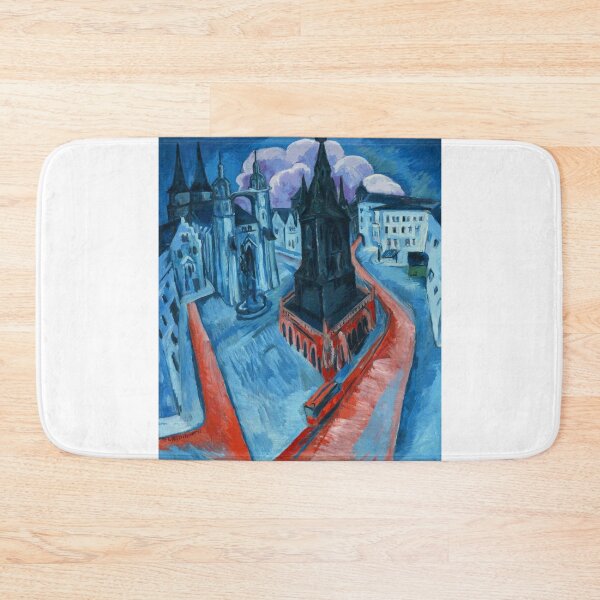 Artikelvorschau, Ernst Ludwig Kirchner Der Rote Turm in Halle 1915 entworfen und verkauft von Sky-Art-80s.