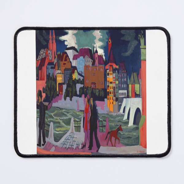 Item preview, Ernst Ludwig Kirchner Vista de Basilea y el Rin 1928 designed and sold by Sky-Art-80s.