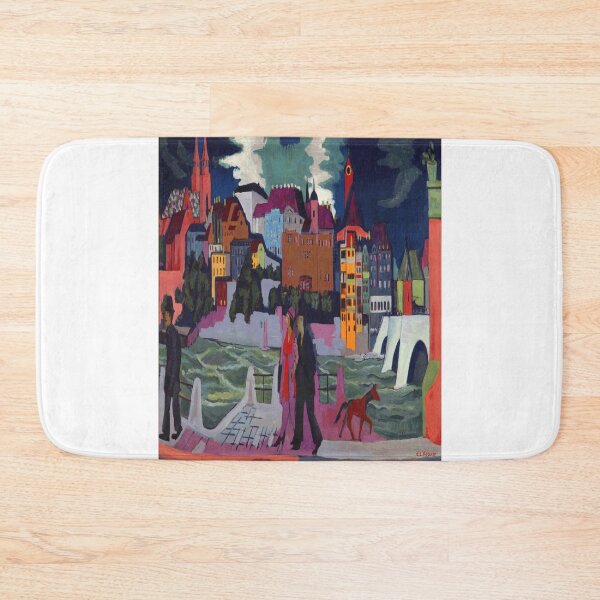 Artikelvorschau, Ernst Ludwig Kirchner Blick auf Basel und den Rhein 1928 entworfen und verkauft von Sky-Art-80s.