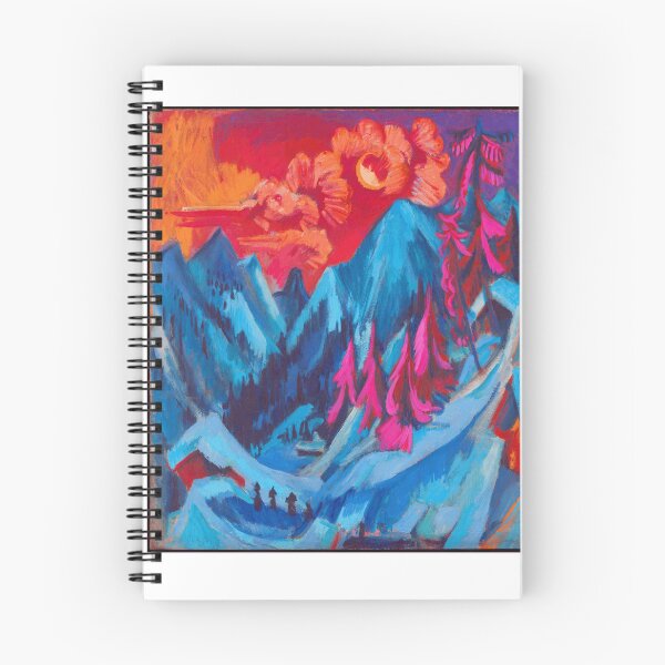 Item preview, Ernst Ludwig Kirchner Winter Landscape in Moonlight 1919 designed and sold by Sky-Art-80s.