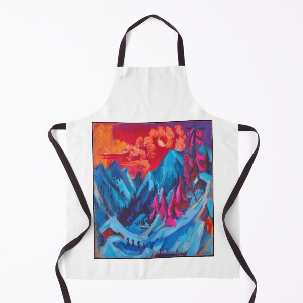 Item preview, Ernst Ludwig Kirchner Winter Landscape in Moonlight 1919 designed and sold by Sky-Art-80s.