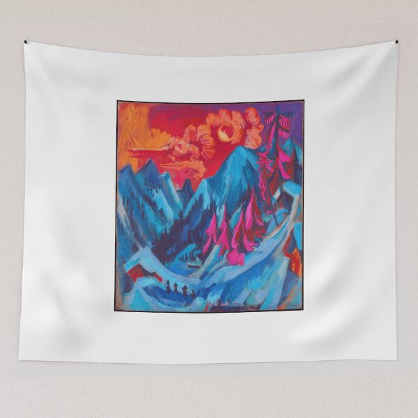 Artikelvorschau, Ernst Ludwig Kirchner Winterlandschaft im Mondlicht 1919 entworfen und verkauft von Sky-Art-80s.