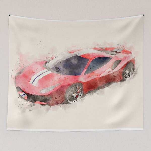Item preview, Watercolor sports car designed and sold by paulrommer.