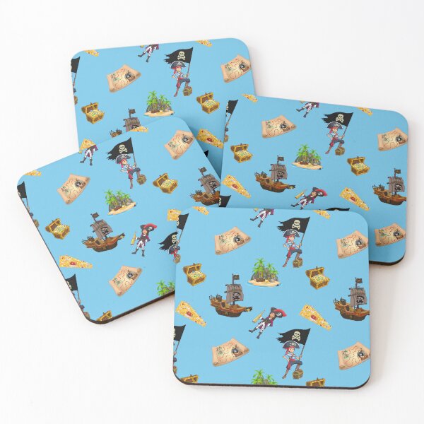 Item preview, Pirate Seamless Design - Cute Pirates designed and sold by RandomDel.