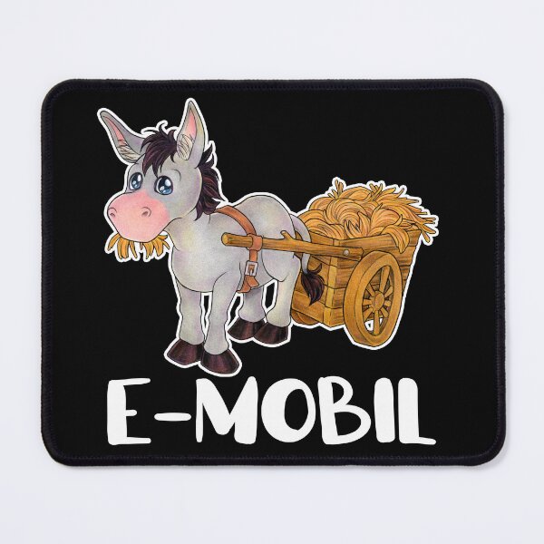 Item preview, E-mobile funny pun with donkey gift idea designed and sold by ZadzeneaArt.