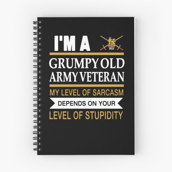 Item preview, I m a grumpy old army veteran my level of sarcasm  designed and sold by aryagiri.