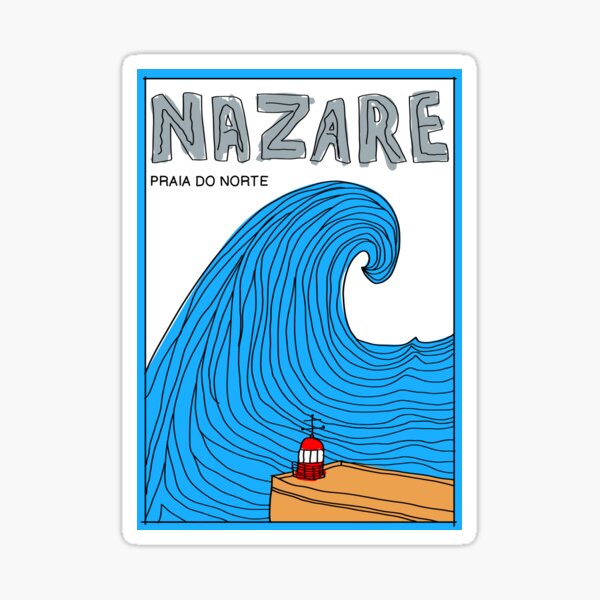 Artikel-Vorschau von Riesenwelle von Nazare, designt und verkauft von Yeaha.