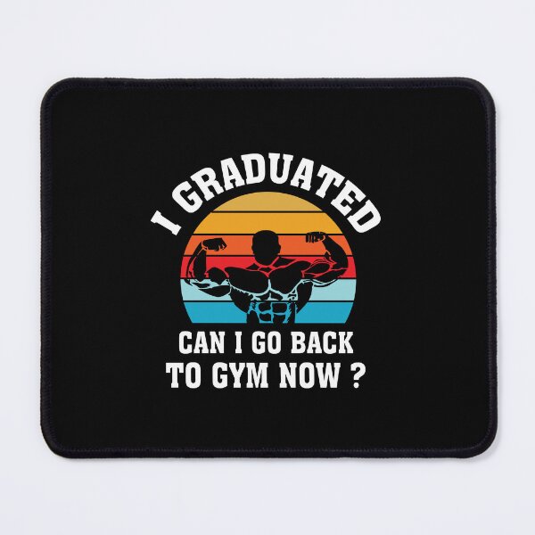Item preview, I Graduated Can I Go Back To Gym Now Retro Vintage Funny Graduation 2022 designed and sold by ReadyArt.