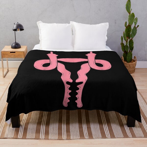 Item preview, Uterus Shows Middle Finger Feminist Feminism designed and sold by nedrae.