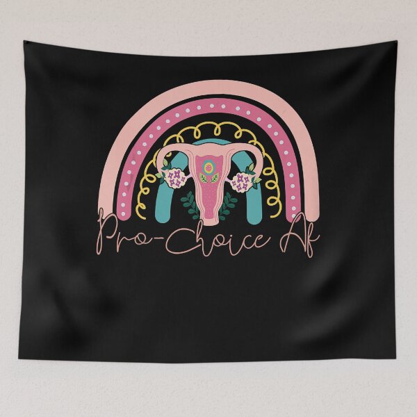 Item preview, Pro Choice AF Quote Reproductive Rights Pro Feminist Choice designed and sold by nedrae.