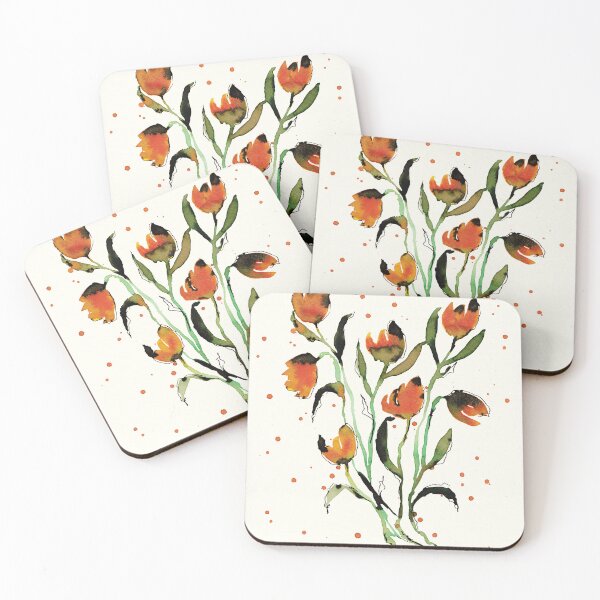 Item preview, orange tulips designed and sold by RanitasArt.