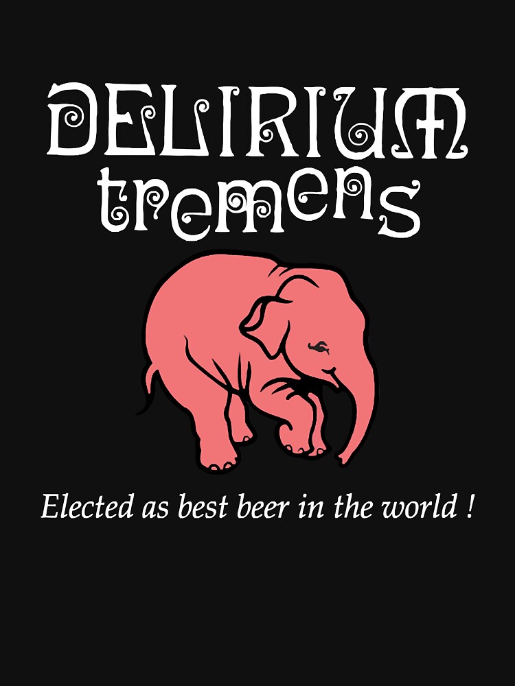 "Delirium Tremens MERCHANDISE logo vintage" Tshirt for Sale by