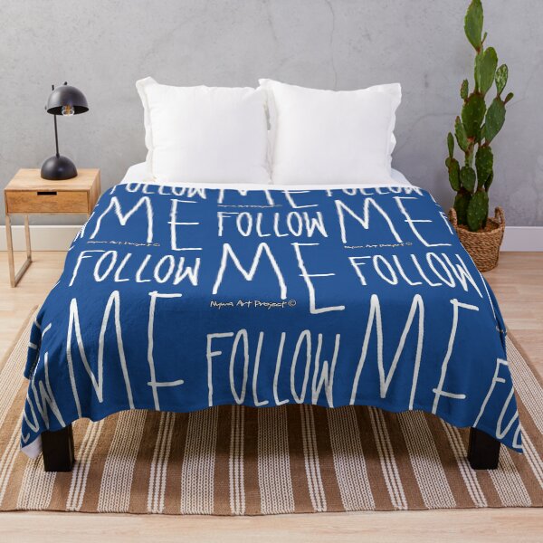 Item preview, Follow me! Dark blue designed and sold by NYWA-ART.