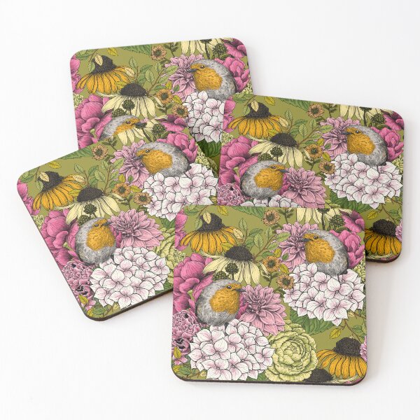 Item preview, Robins in the garden designed and sold by Katerina Mitkova Kirilova.