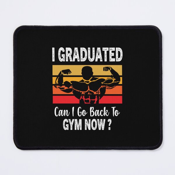 Item preview, I Graduated Can I Go Back To Gym Now Retro Vintage Funny Graduation 2022 designed and sold by ReadyArt.