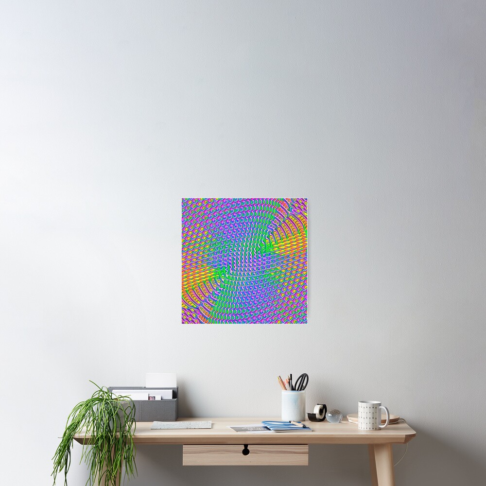 Pattern loud Poster