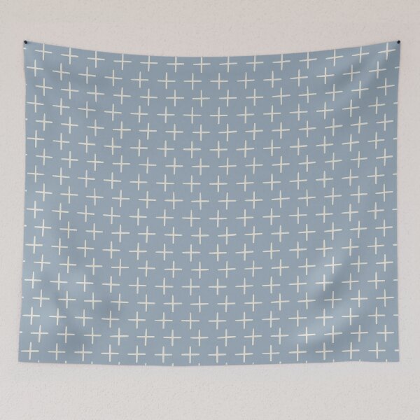 Item preview, Plus Pattern - Aleutian Blue designed and sold by NolkDesign.