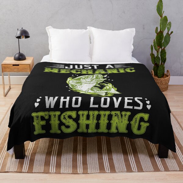 Item preview, Funny Fishing Just A Mechanic Who Loves Fishing Fisherman T Shirt designed and sold by Dieter-Marshall.