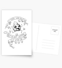 Motivated Poop Postcards