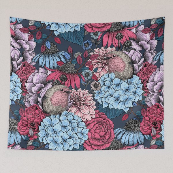 Item preview, Robins in the garden 3 designed and sold by Katerina Mitkova Kirilova.