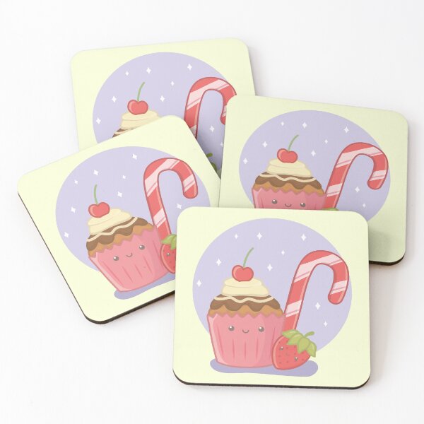 Item preview, Lollipop, muffin and strawberry cute smiling family designed and sold by OutfitCustoms1.
