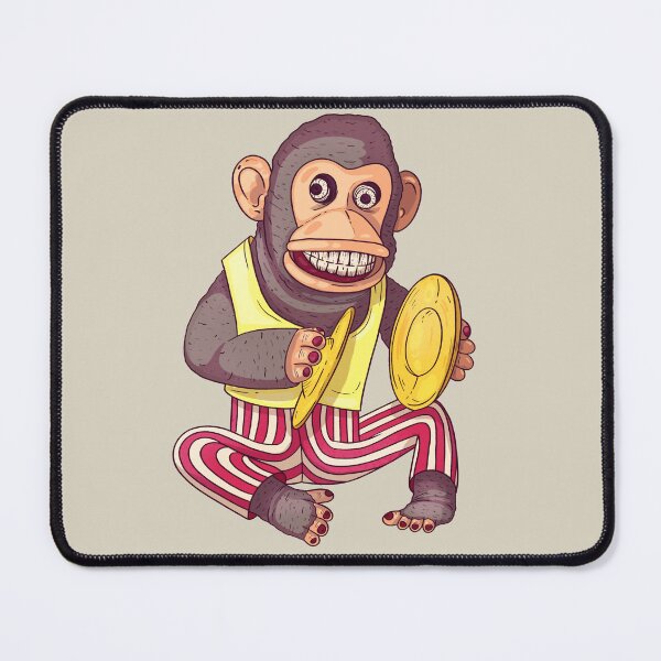 Item preview, Creepy AF Vintage Cymbal Banging Monkey Toy  designed and sold by RetroTrend.