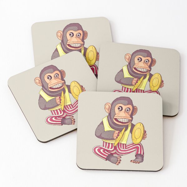 Item preview, Creepy AF Vintage Cymbal Banging Monkey Toy  designed and sold by RetroTrend.