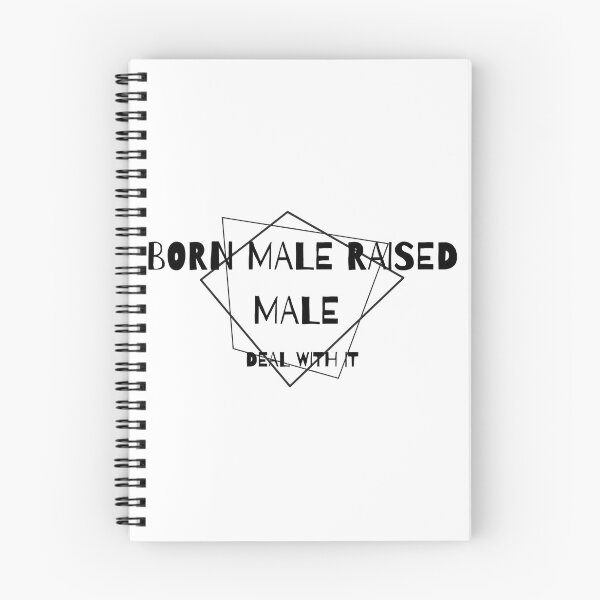 Item preview, born male raised  designed and sold by PepperDesignt.