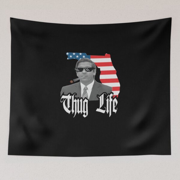 Item preview, Governor desantis thug life designed and sold by Jeff929.