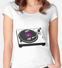 100% Pop Women's Fitted Scoop T-Shirt