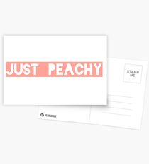 Just Peachy Graphic Postcards