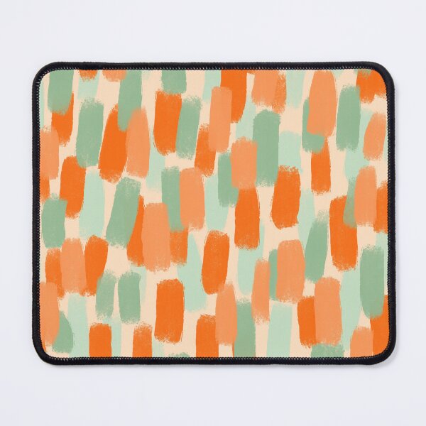 Item preview, Abstract, Orange with Green, Paint Brush Effect designed and sold by OneThreeSix.