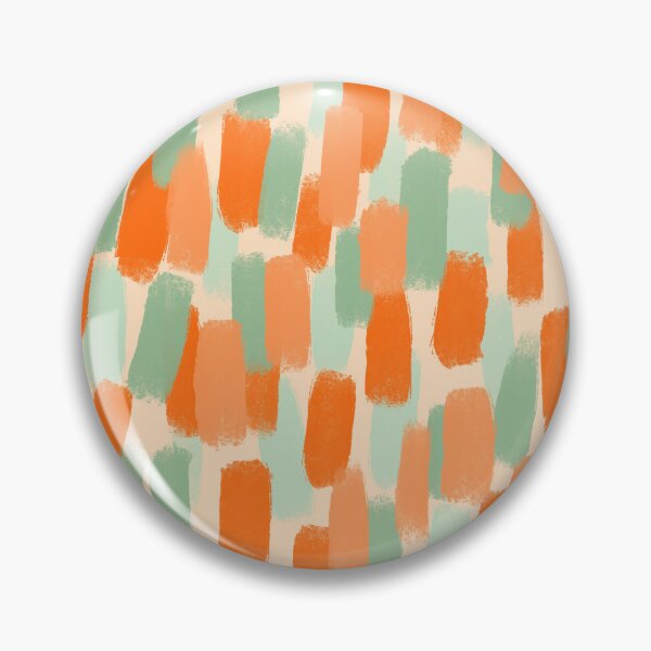 Item preview, Abstract, Orange with Green, Paint Brush Effect designed and sold by OneThreeSix.