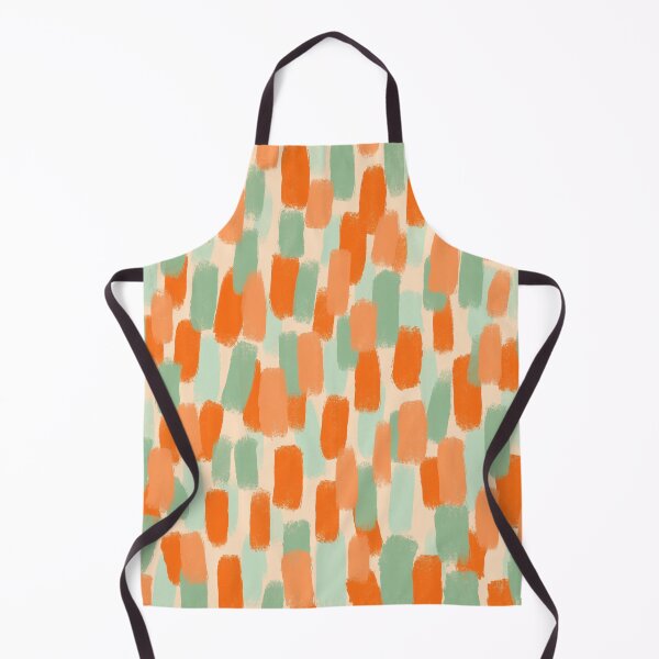 Item preview, Abstract, Orange with Green, Paint Brush Effect designed and sold by OneThreeSix.