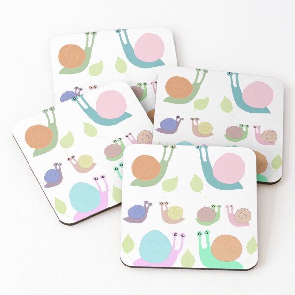 Item preview, Cute colorful snails cartoon designed and sold by de-creartique.