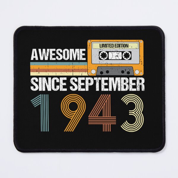 Item preview, Awesome Since September 1943 | 79th birthday | vintage September 1943 designed and sold by AMINE  ★★★★★.
