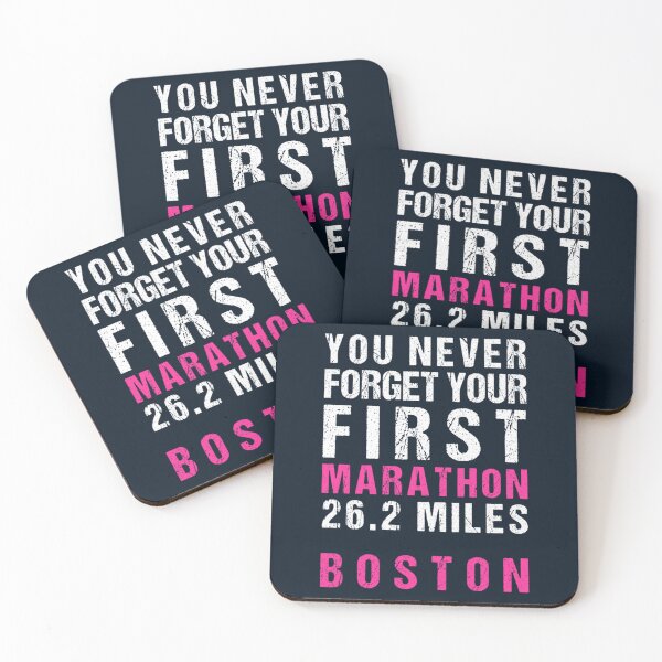 Item preview, Boston Marathon - You Never Forget Your First Marathon     designed and sold by MimounArt.