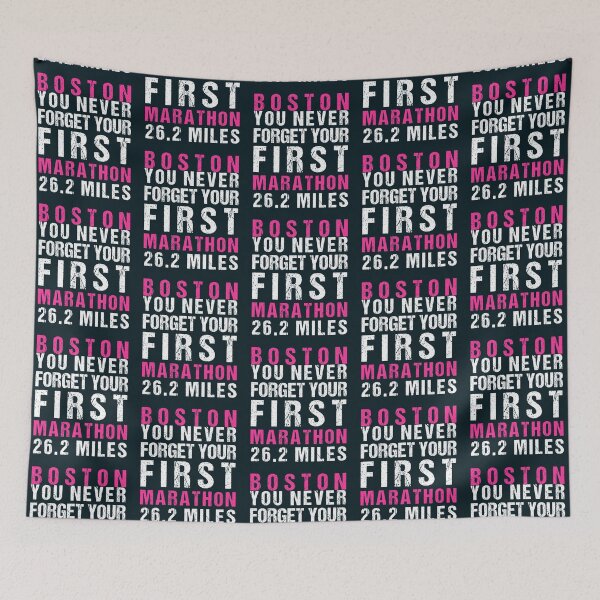 Item preview, Boston Marathon - You Never Forget Your First Marathon     designed and sold by MimounArt.