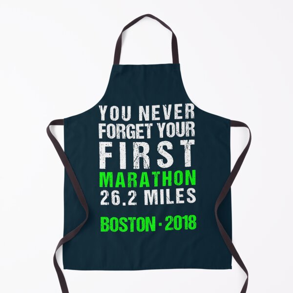 Item preview, Boston Marathon 2018 - You Never Forget Your First Marathon      designed and sold by MimounArt.
