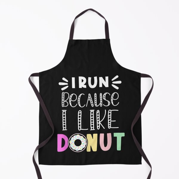 Item preview, Funny Donut quote, I run because i like donuts T-Shirt designed and sold by Dieter-Marshall.