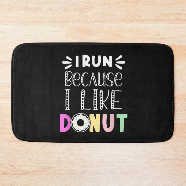 Item preview, Funny Donut quote, I run because i like donuts T-Shirt designed and sold by Dieter-Marshall.