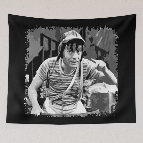 Item preview, El Chavo del Ocho - Chaves - Xavier - Digital Painting Black and White - Pintura Digital designed and sold by RazzArt.